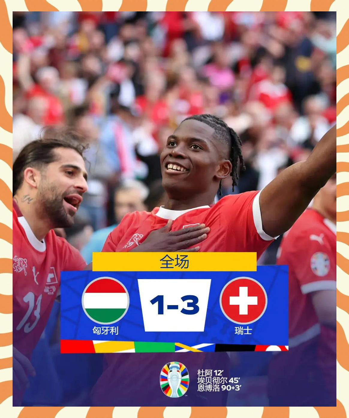 英格兰大胜乌克兰，晋级欧洲杯四强